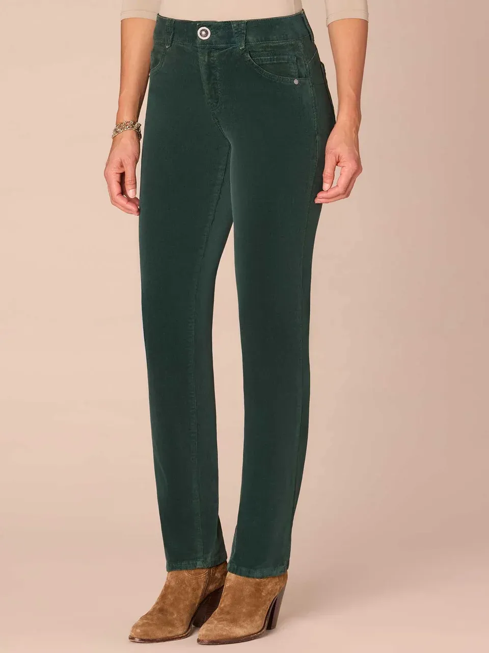 Democracy Petite 28/14 "AB" Sol Corduroy Straight Leg: