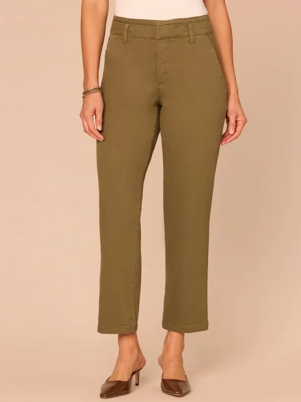Democracy Petite 26/15 "Ab"Sol Skyrise Ankle Straight Trouser: