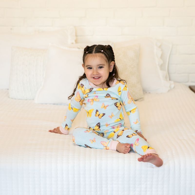 Lazy One Wild Firefly Butterfly PJ Set: