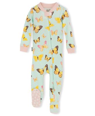 Lazy One Wild Firefly Butterfly Infant Footed Pajama: