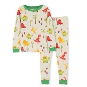Lazy One Wild Firefly Dinosaur PJ Set: