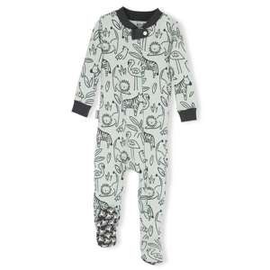 Lazy One Wild Firefly Jungle Infant Footed Pajama:
