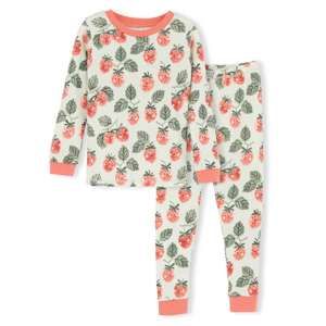 Lazy One WF Strawberry Floral PJ Set: