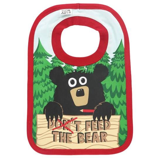 Lazy One Don't Feed The Bear Bib: