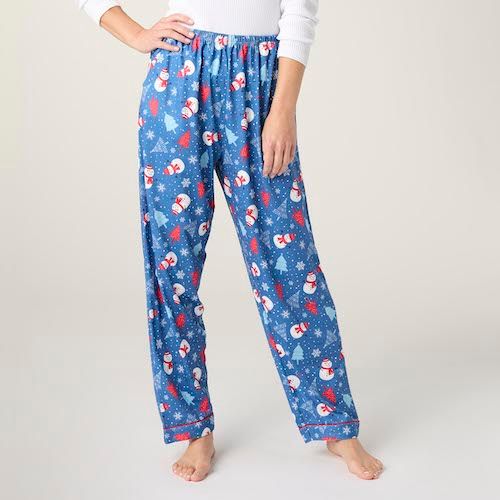 Coco + Carmen Dreamland Pants:, Design: Snowman:, Size: XS