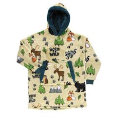 Lazy One Kid's Blanket Hoodie
