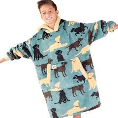 Lazy One Kid's Blanket Hoodie