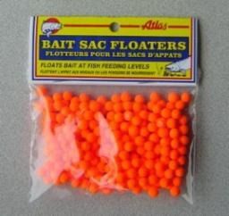Atlas - Mike&#39;s Bait Sac Floaters, Colour: HOT ORANGE