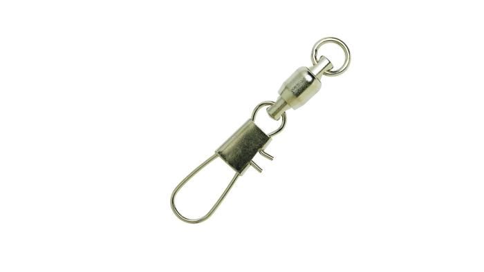 Eagle Claw - Ball Bearing Swivels with Interlock Snaps, Size: 0, Colour: NICKEL