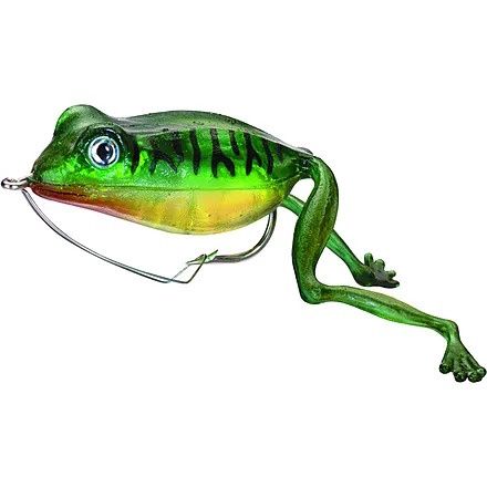 Panther Martin - Holographic Superior Frog Topwater Lure - 3/8 oz., COLOR: GREEN