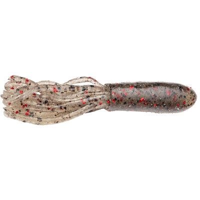 Strike King - Coffee Fat Tubes - 2 3/4 in., COLOR: SMOKE RED &amp; BLACK FLAKE