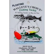 Walleye&#39;s Choice - Walleye Spinner Rigs (P-0-H Series) - #2 Indiana Blade with Soft Floater