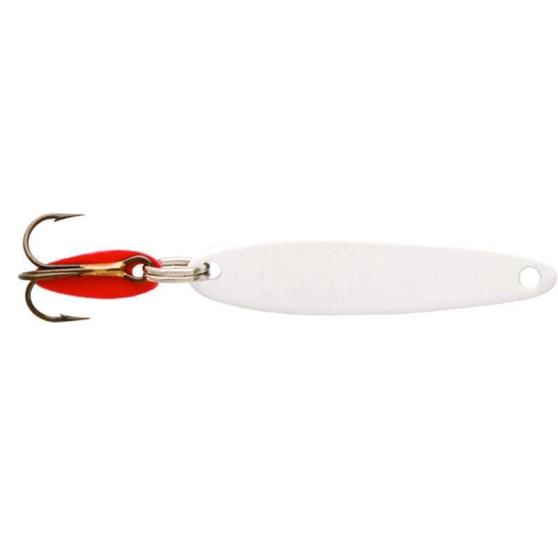 Bay de Noc Lure Co. - Swedish Pimple - Size 4 - 1/4 oz., Colour: WHITE PEARL