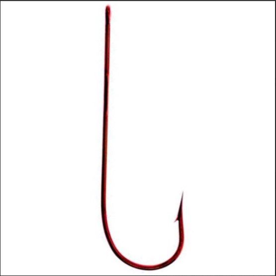 Tru Turn - Aberdeen Hooks, COLOR: BLOOD RED, Size: 8