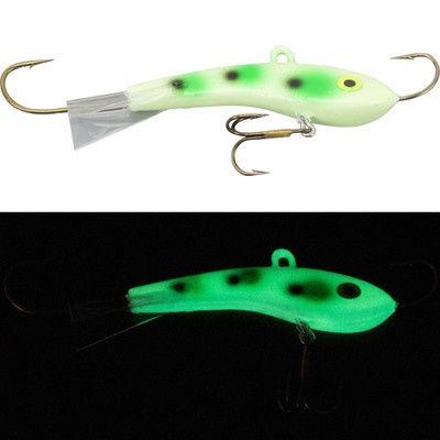 Moonshine Lures - Fat Bottom Shiver Minnow - Size 1 -  3/8 oz., Colour: BAD TOAD