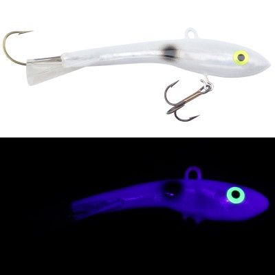 Moonshine Lures -  Holographic Shiver Minnow - Size 1 - 3/8 oz., Colour: CASPER