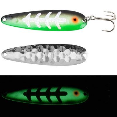 Moonshine Lures - Original Trolling Spoon - Standard - 4 in., Colour: SNIPER