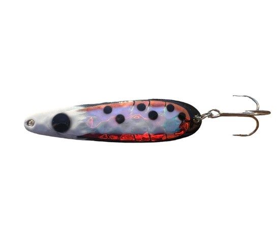 Mr. Chrome Lures - Glow Trolling Spoon - Magnum - 4 3/4 in., Colour: ZOMBIE