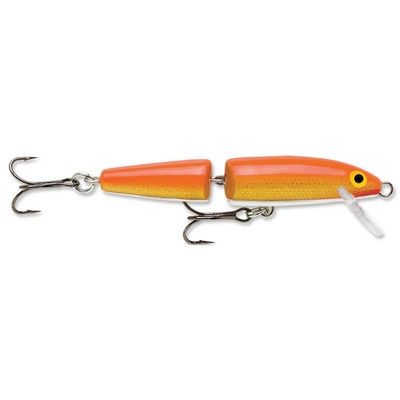 Rapala - Original Jointed Minnow - J13 - 5 1/4 in., Colour: GOLD FLUORESCENT RED