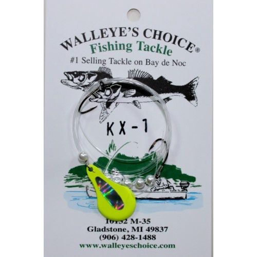 Walleye&#39;s Choice - Walleye Spinner Rigs (KX Series) - Chopper Blades
