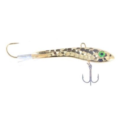 Moonshine Lures - Hammered Shiver Minnow - Size 3 - 1 oz., Colour: LSO GOLD