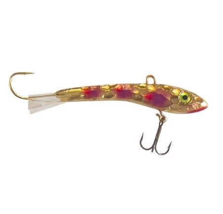 Moonshine Lures - Hammered Shiver Minnow - Size 2.5 - 3/4 oz., Colour: LSO GOLD BARBIE