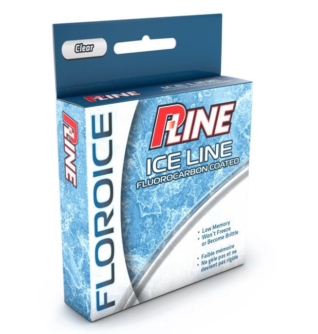 P-Line - Floroice Fluorocarbon Coated Ice Line - Clear - 100 yd., Test: 6 LB.