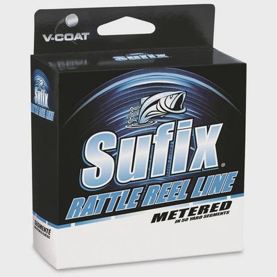 Sufix - Rattle Reel V-Coat  - Black - 50 yd.
