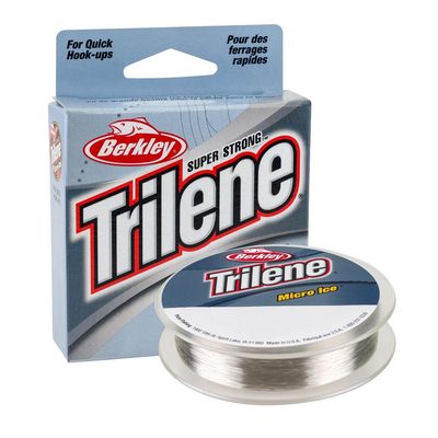Berkley - Trilene Micro Ice Monofilament Ice Line - Clear -110 yd.