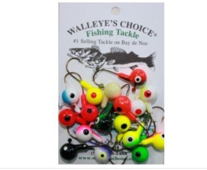 Walleye&#39;s Choice - Hard Floating Jig Heads  (JX Series) - 1/2 oz., Model: JX-6 - GREEN