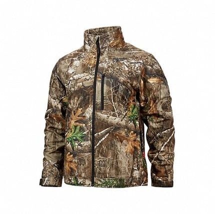 Milwaukee - M12 Heated QUIETSHELL Jacket Kit - Camo, Size: LARGE
