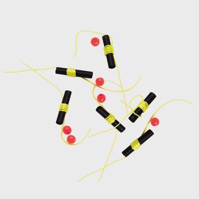 Thill - Premium Bobber Stops - Flourescent Yellow