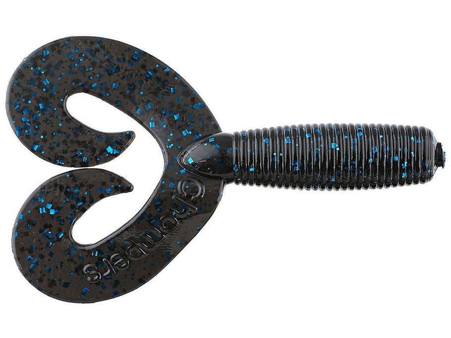 Chompers -  Double Tail Grub Jig Trailer 10pk - 4&quot;