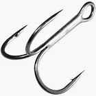 Gamakatsu - Round Bed Treble Hook, Size: 1/0