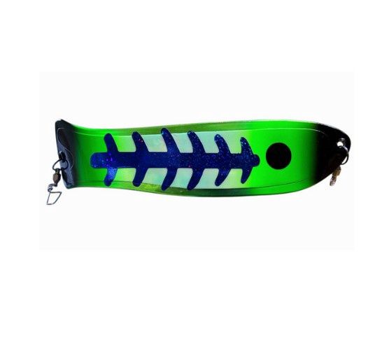 *NEW PRODUCT* Mr. Chrome Lures - Fish Blade - 10 in., Colour: ABDUCTION