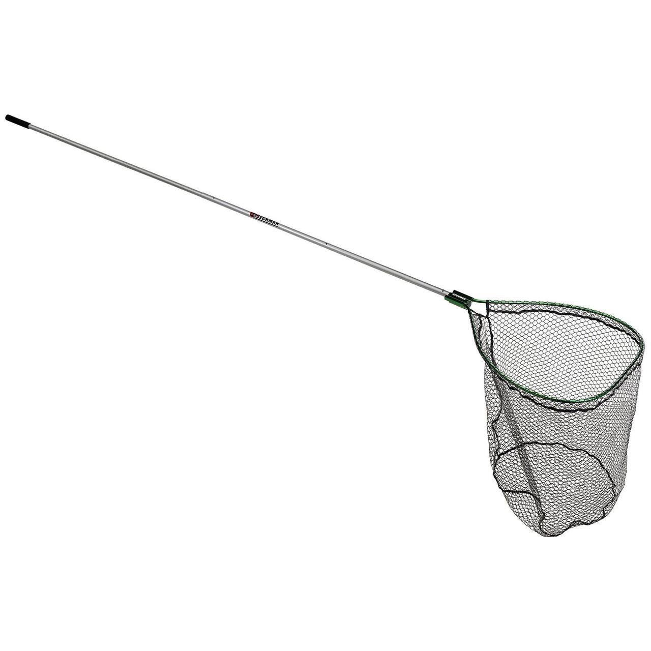 Beckman - Coated Landing Net with Extendable Handle (BN2634S-43) - Blue/Silver - 26 in. x 34 in.