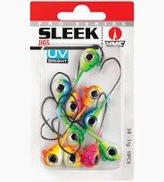 VMC - SLEEK JIG - ASSORTED - 10 PCS, Size: 3/8 OZ.