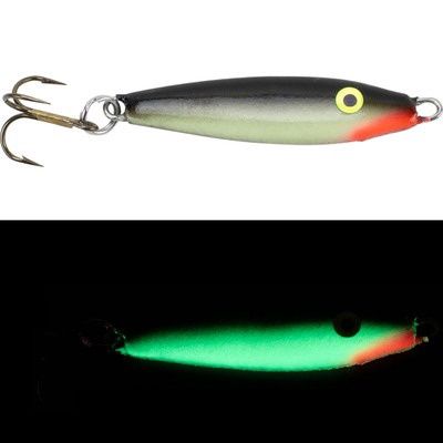 Moonshine Lures - Shiver Spoon - 3/4 Oz., COLOR: CARBON 14