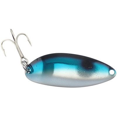 Acme Tackle - Custom Painted Little Cleo Spoon - 3/4 oz., Colour: GLOW BLUE ANCHOVY