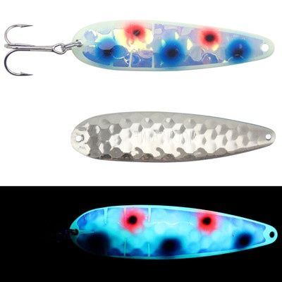 Moonshine Lures - Moonmaster RV Trolling Spoon - Standard - 4 in., Colour: 5 EYES
