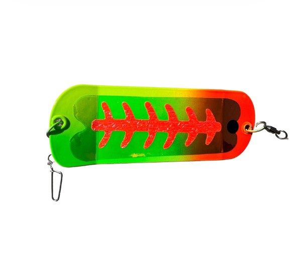 Mr. Chrome Lures  - Coho Flasher - 5 1/2 in., Colour: G.M.O