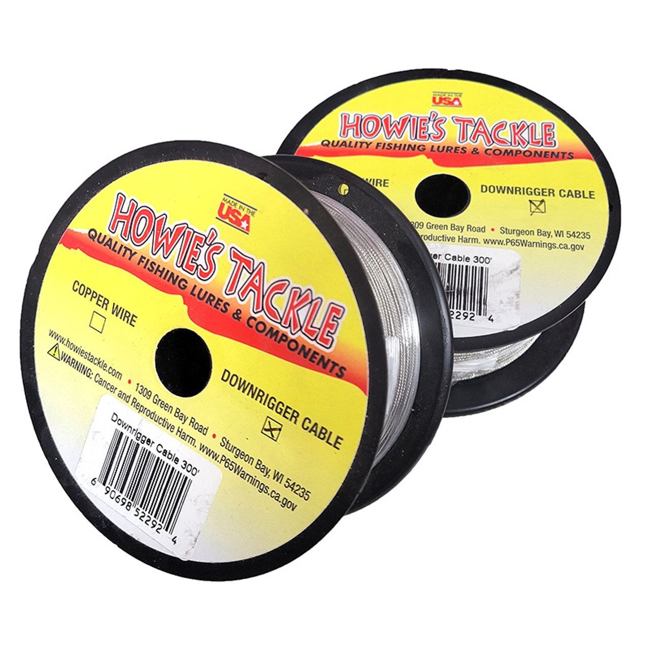 Howie's Tackle - Downrigger Cable, LENGTH: 400 FT.