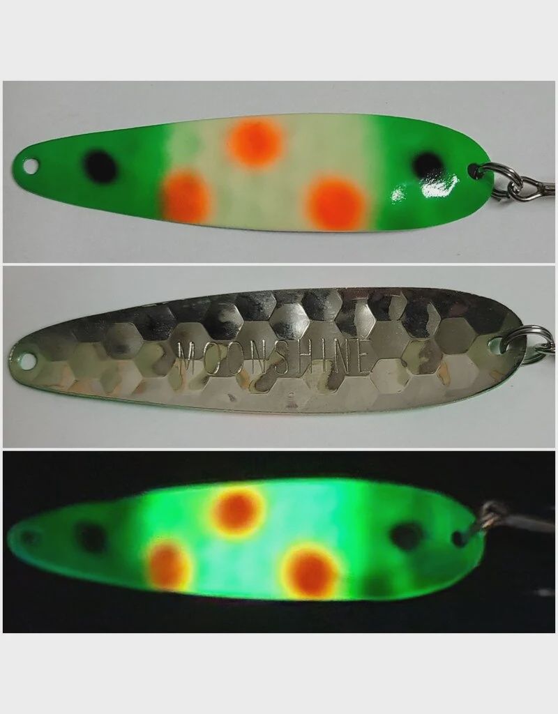 Moonshine Lures - Original Trolling Spoon - Magnum - 5 in., Colour: HAMMER
