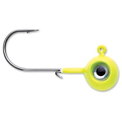 VMC - Neon Moon Eye Jig, Colour: CHARTRUESE, Size: 3/8 OZ.