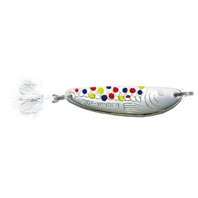 Acme Tackle - Ice Winder Flutter Spoon - 1/8OZ, COLOR: CHROME WONDERBREAD
