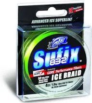 Sufix 832 - Ice Braid - Neon Lime, POUND TEST: 4 LB.