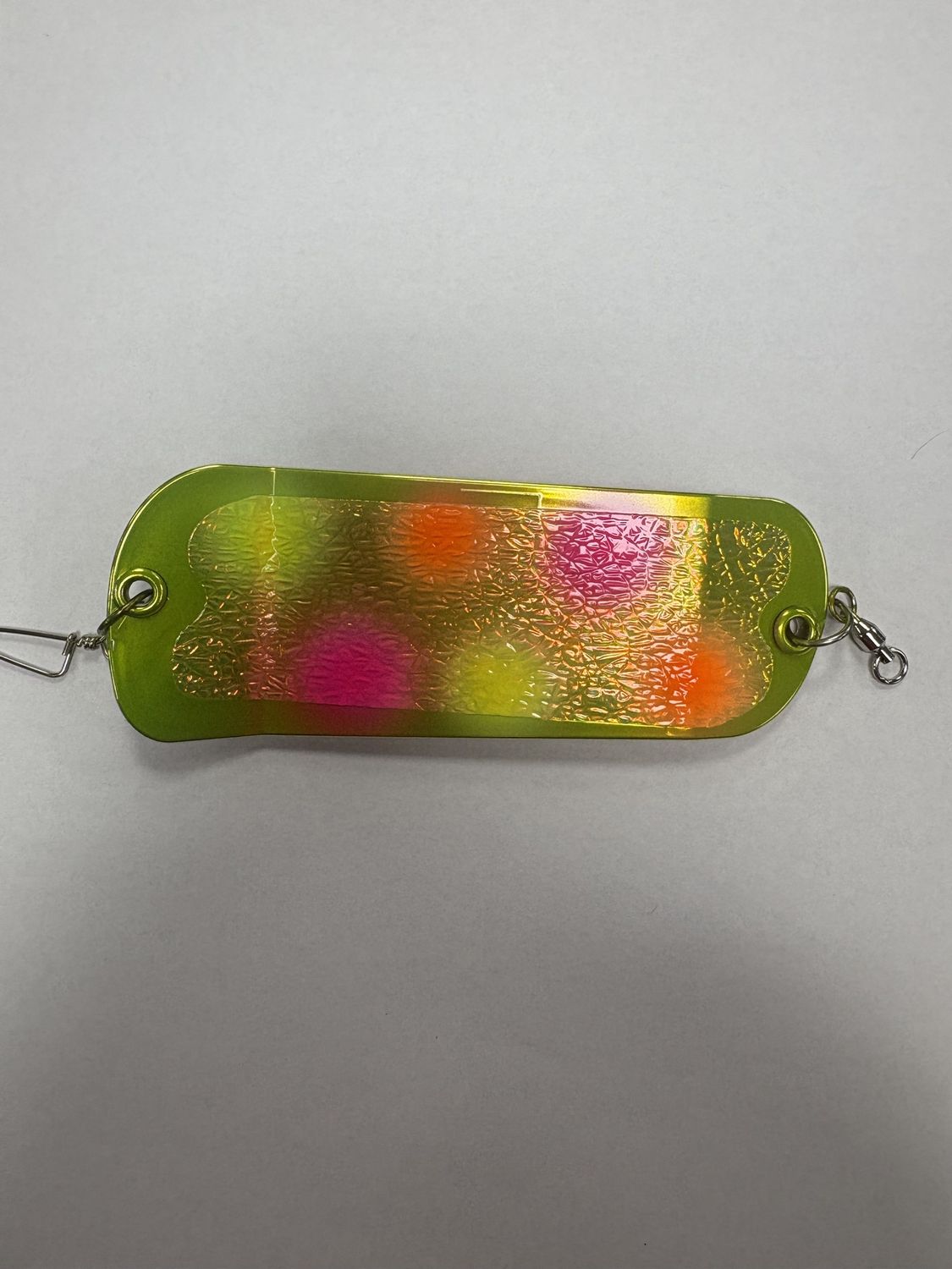 Doc's Custom Crankbaits - Mini Flasher, COLOR: ANTIFREZE CONFUSION