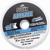 Sufix - Advanced Fluorocarbon - 25YDS, POUND TEST: 10LB