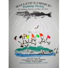 Walleye's Choice - Tip Up Leader, COLOR: CHART #0 BLADE W/CHART BEAD AND SWIVEL