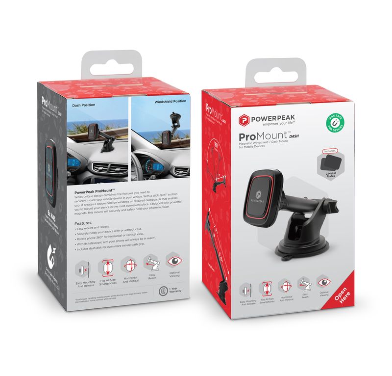 PowerPeak Magnetic Windshield / Dash Mount